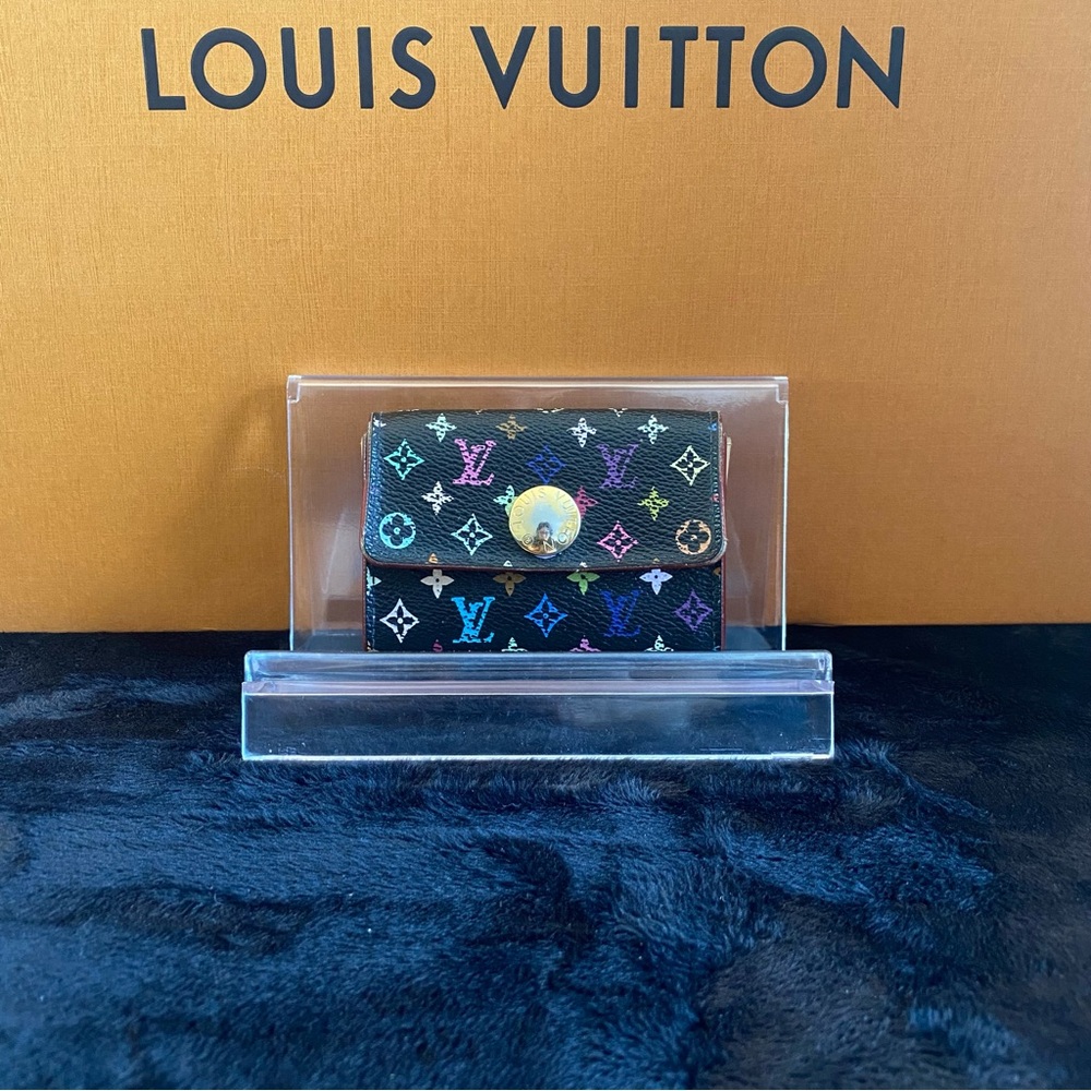 Louis Vuitton multicolor Envelope Carte de Visite coin case/card holder